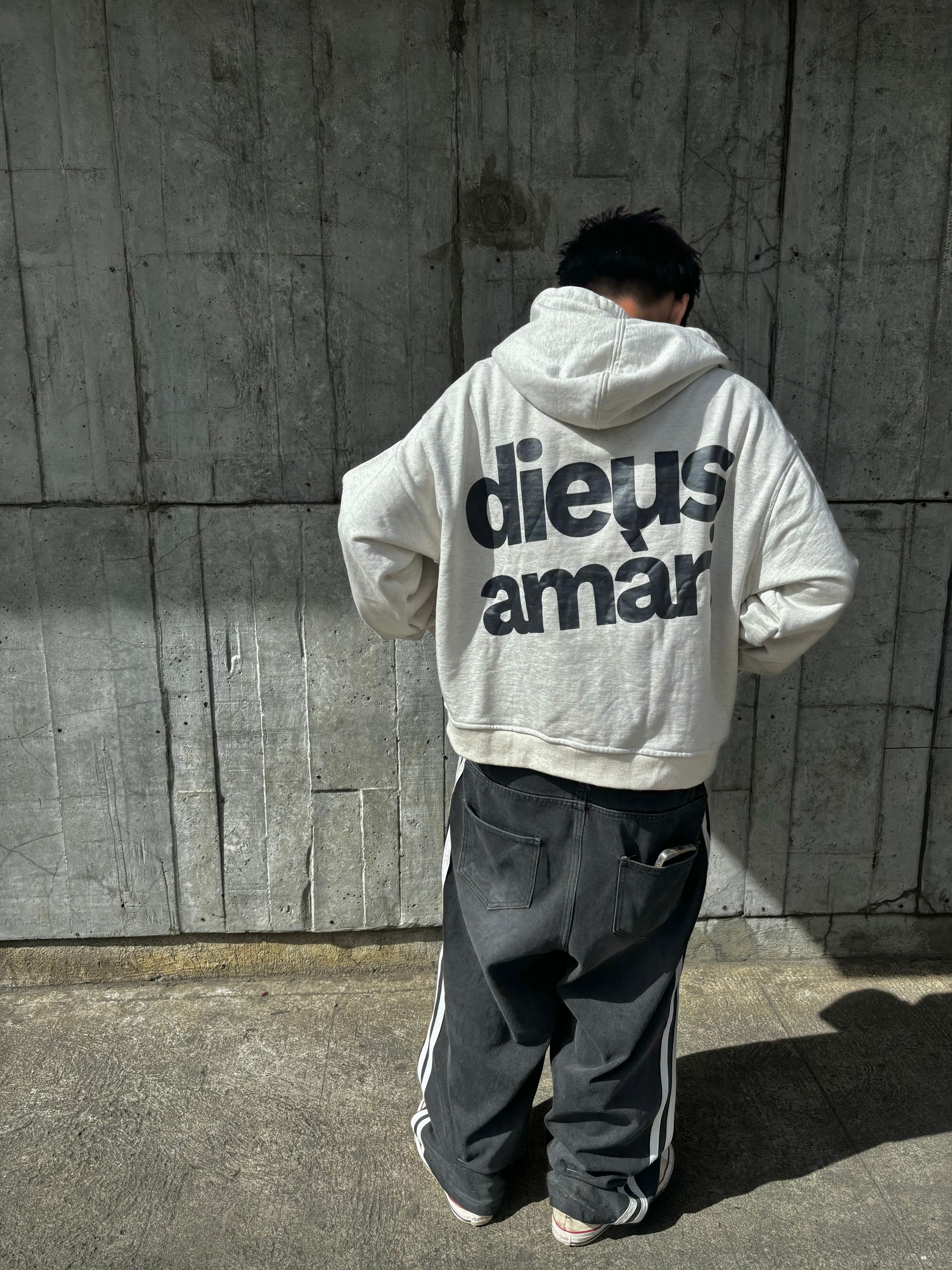 DieusAmàri zip-up hoodie